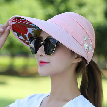 Summer Outdoor Sun Hat for Women – Foldable UV Protection Cap MALAYEL