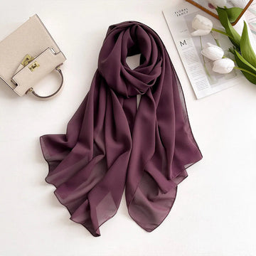 Premium Chiffon Hijab Scarf for Women MALAYEL