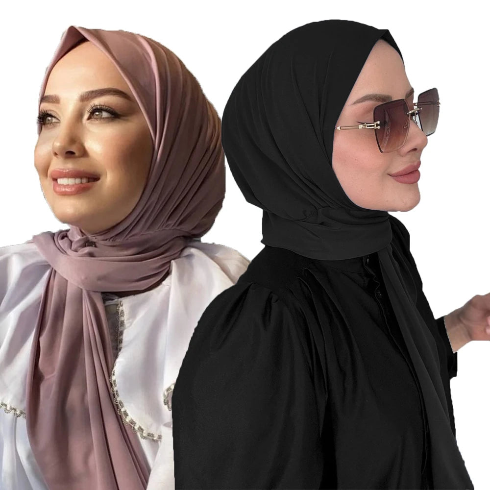 Instant Hijab for Women - Full Cover Head Wrap MALAYEL