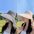 Women’s Full Face Sun Protection Hat – Outdoor Summer Sunshade & Neck Cover MALAYEL