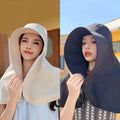 Women’s Full Face Sun Protection Hat – Outdoor Summer Sunshade & Neck Cover MALAYEL