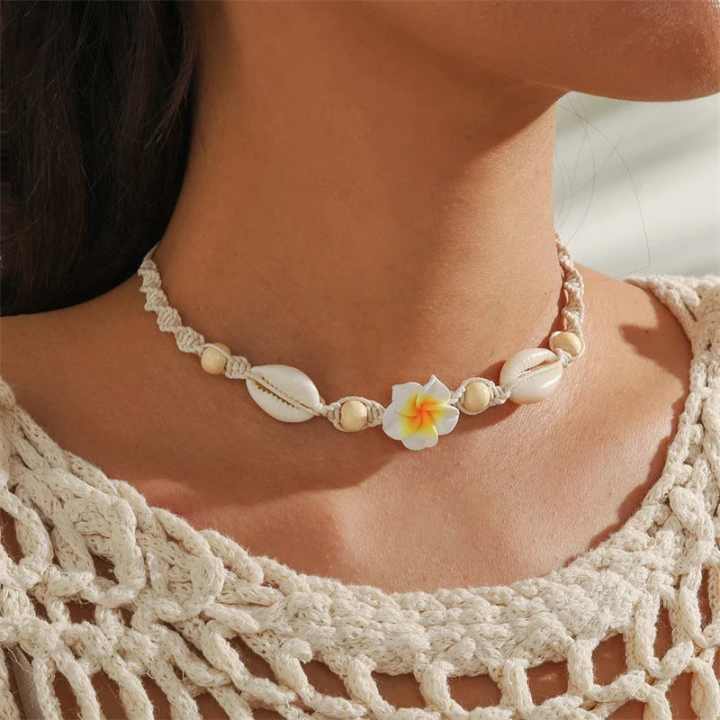 Bohemia Shell Choker Necklace MALAYEL