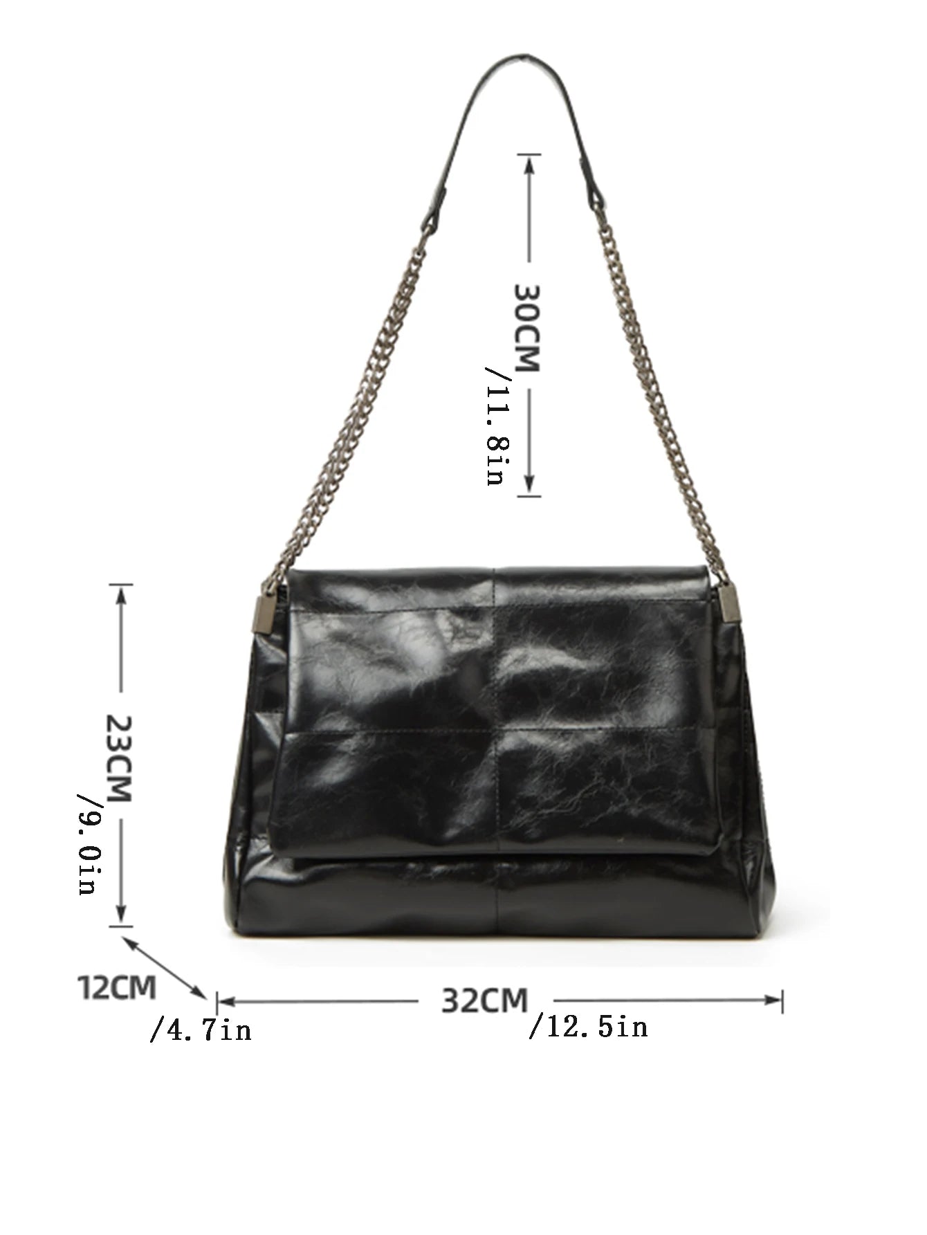 Large Capacity Women's Chain Tote Bag, High-End and Fashionable MALAYEL