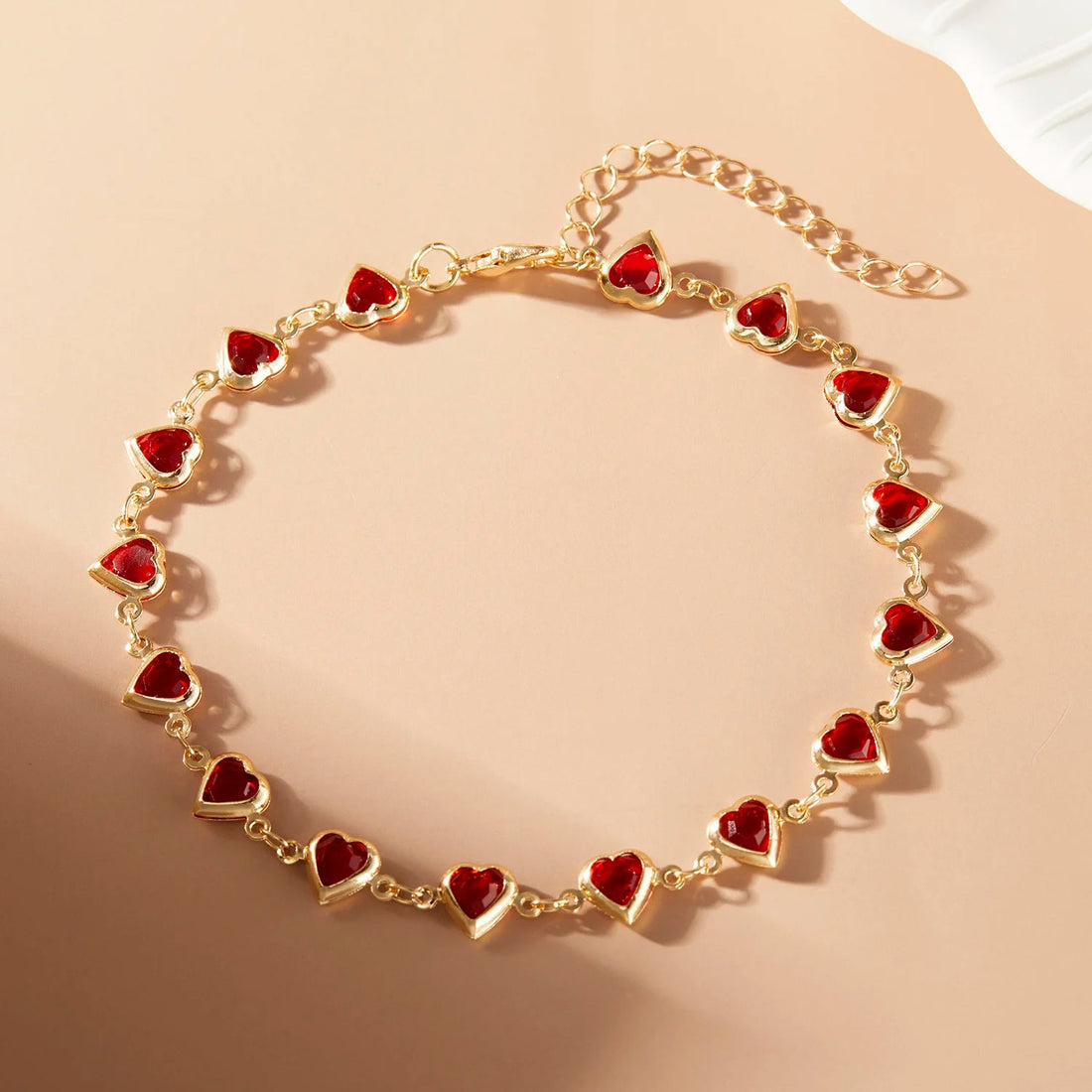Heart Crystal Anklet for Women HayaWears
