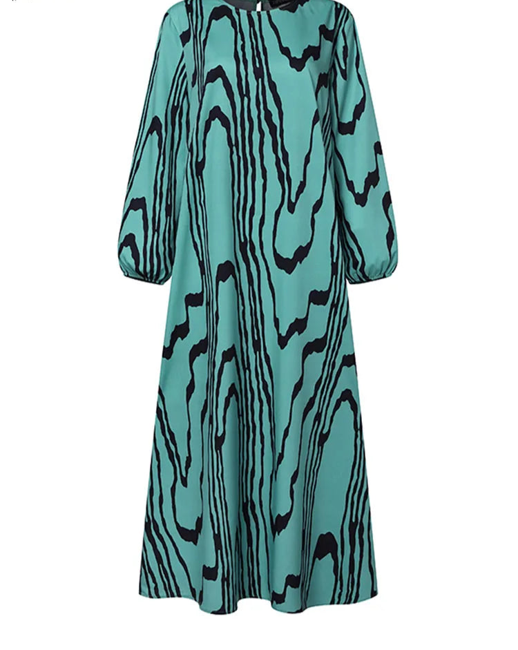 Vintage Bohemian Muslim Abaya & Kaftan Dress MALAYEL