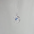 Moonstone Star Sun Moon Pendant Necklace MALAYEL