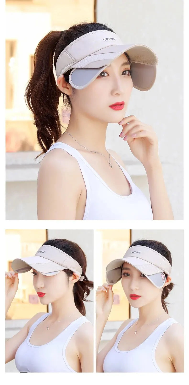 Summer Outdoor Sports Sun Protection Cap For Women MALAYEL