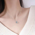 Moonstone Star Sun Moon Pendant Necklace MALAYEL