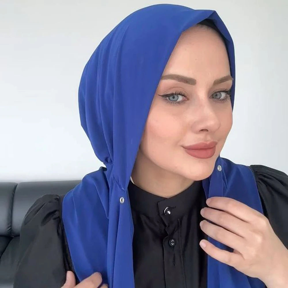 Instant Hijab for Women - Full Cover Head Wrap MALAYEL