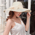 PremiumSummer Straw Sun Hat MALAYEL