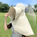 Women’s Full Face Sun Protection Hat – Outdoor Summer Sunshade & Neck Cover MALAYEL