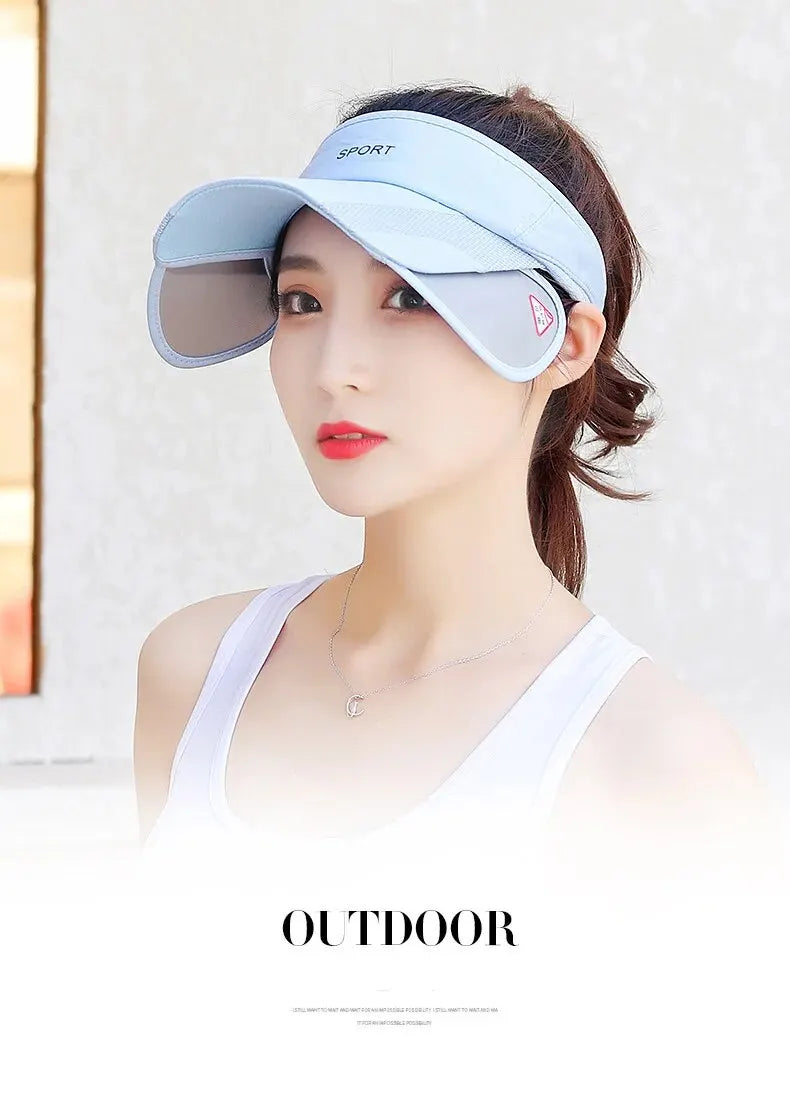 Summer Outdoor Sports Sun Protection Cap For Women MALAYEL