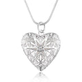 Sterling Silver Photo Frame Pendant Necklace , Women’s Fashion Jewelry MALAYEL
