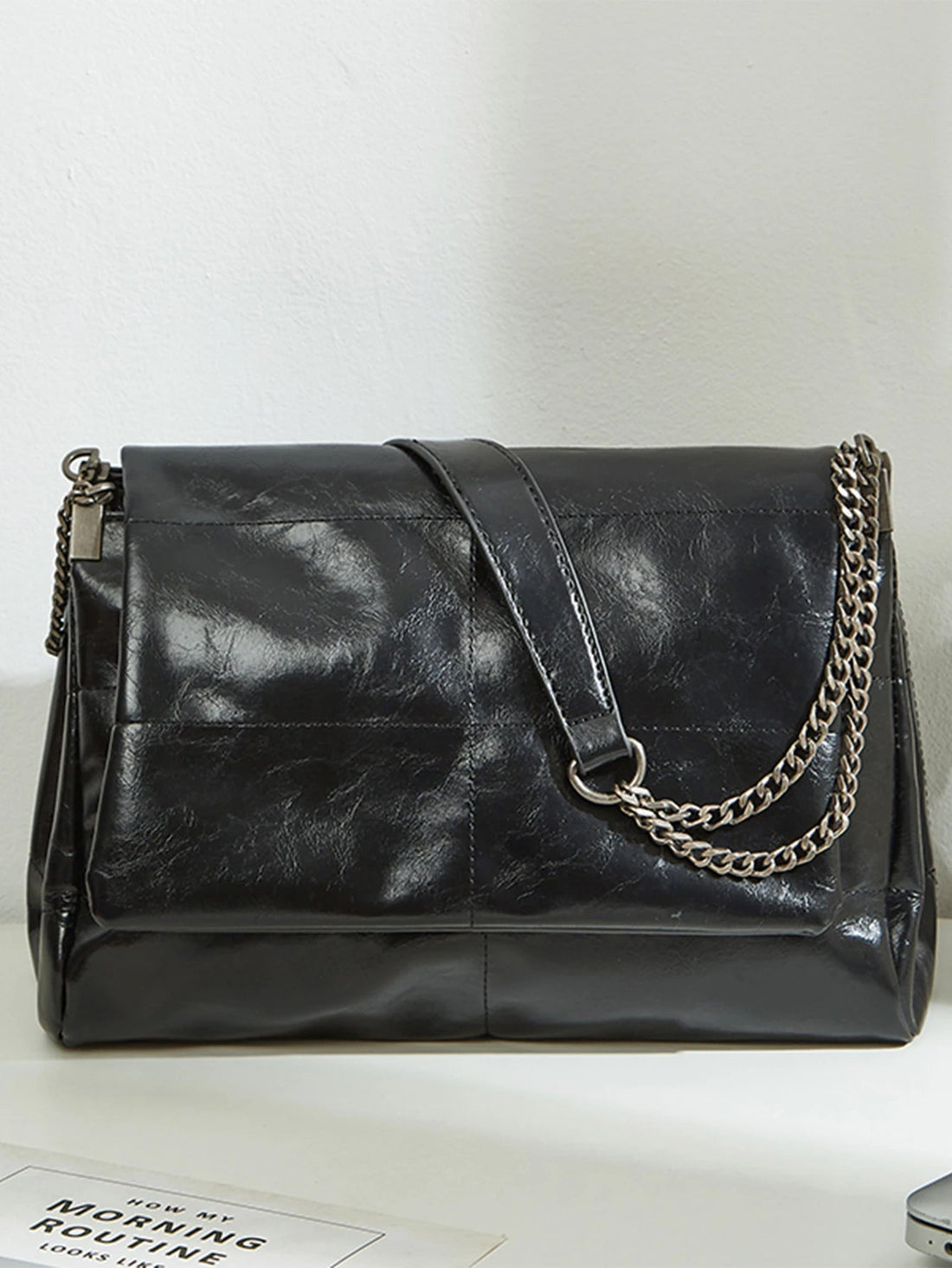 Large Capacity Women's Chain Tote Bag, High-End and Fashionable MALAYEL