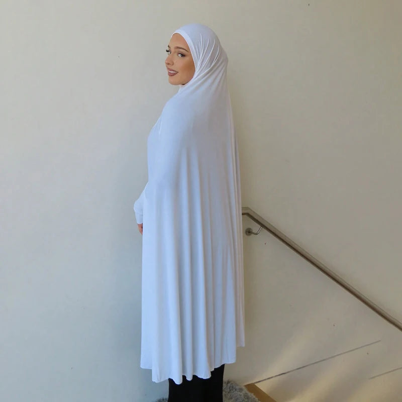 Premium Cotton Hemp Plain Long Hijab MALAYEL